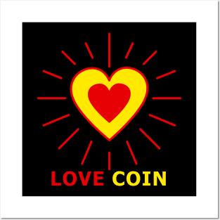 Love Coin Posters and Art